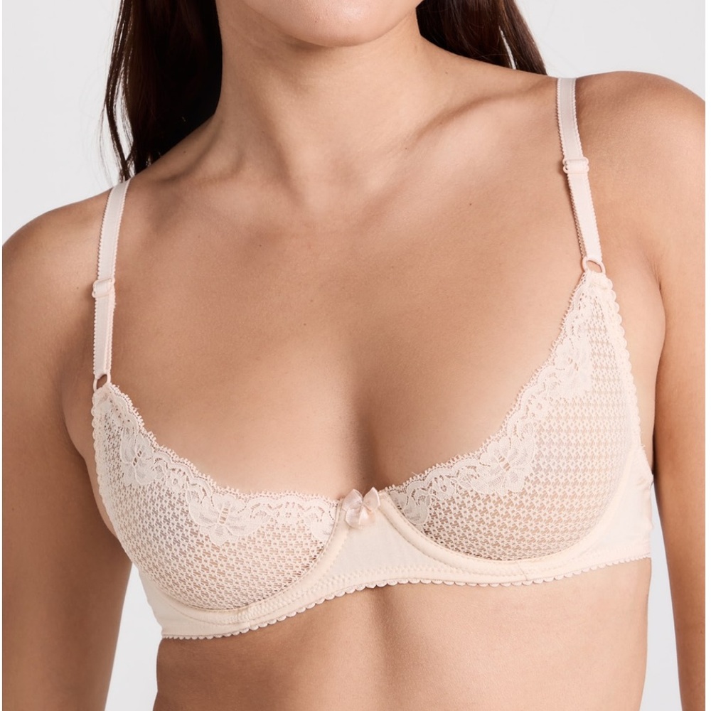 Timpa Duet Blush Lace Sheer Bra